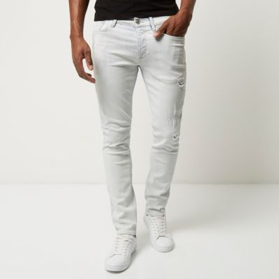 Light blue wash Sid skinny stretch jeans